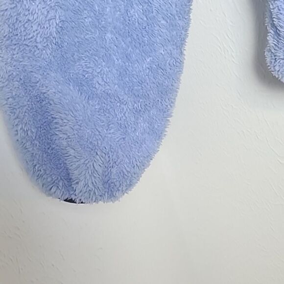 No Boundaries Blue Turtleneck Sherpa Jacket Handwarmers Sz L(11-13) Juniors NWOT - Picture 6 of 10